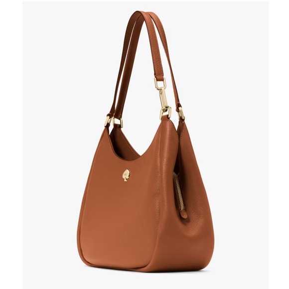 ♠️Kate Spade Kayla Large Triple Compartment Shoulder Bag, Warm Gingerbread Brown - Picture 2 of 6